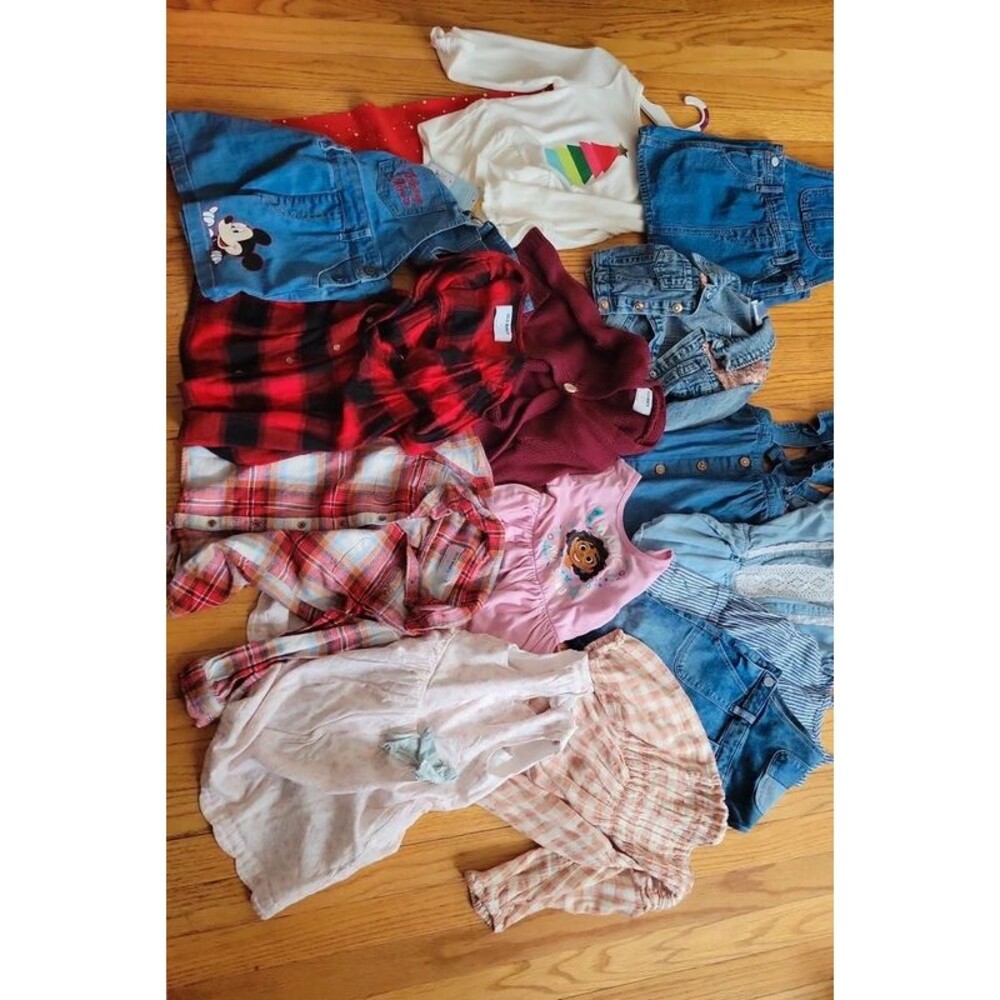 14 piece 3t toddler girls bundle fall x mas rompers jumpers dresses